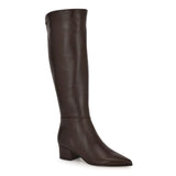 Nine West Morgin Knee High Dress Boots Women - BRN