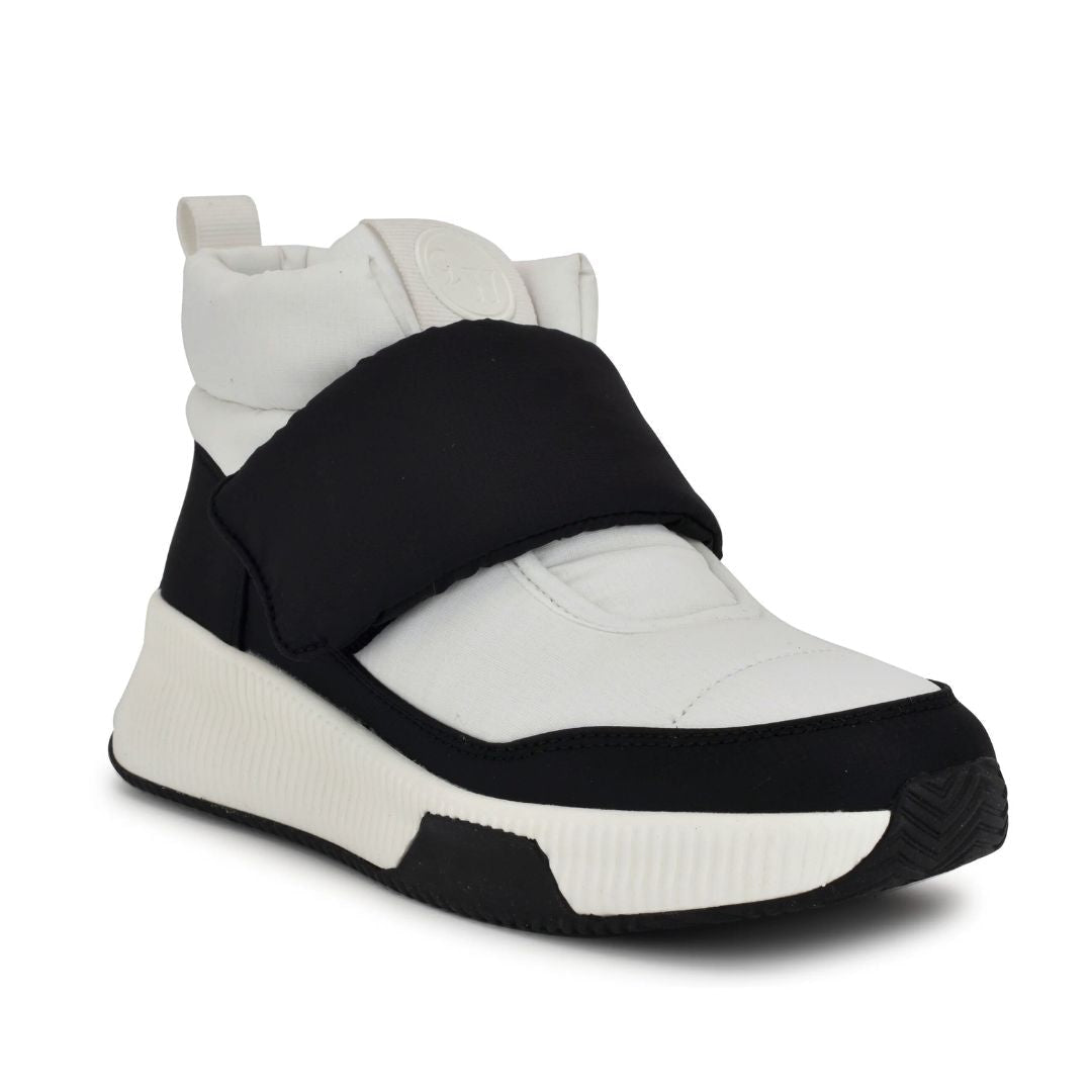 Nine West Tumble High-Top Sneakers Women - WHTBLK
