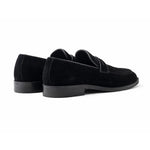 OURTHREE Andrew Suede Leather Loafers Men - BLK