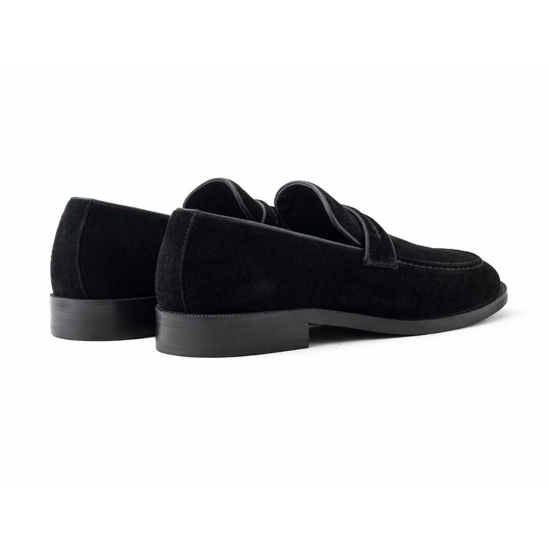 OURTHREE Andrew Suede Leather Loafers Men - BLK
