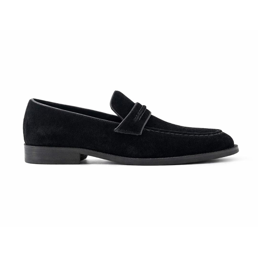 OURTHREE Andrew Suede Leather Loafers Men - BLK
