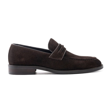 OURTHREE Andrew Suede Leather Loafers Men - BRN - Brown / 40