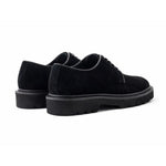 OURTHREE Frady Suede Leather Oxfords Men - BLK