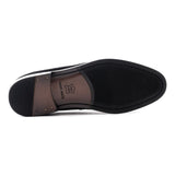 OURTHREE Lewis Suede Leather Loafers Men - BLK