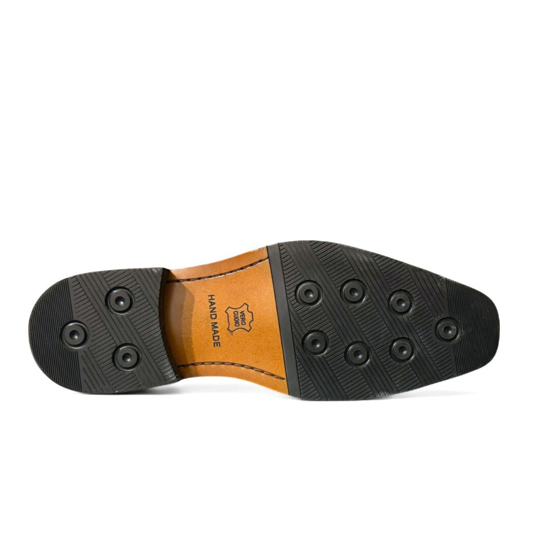 OURTHREE Rafi Leather Half Boot Men - BRN