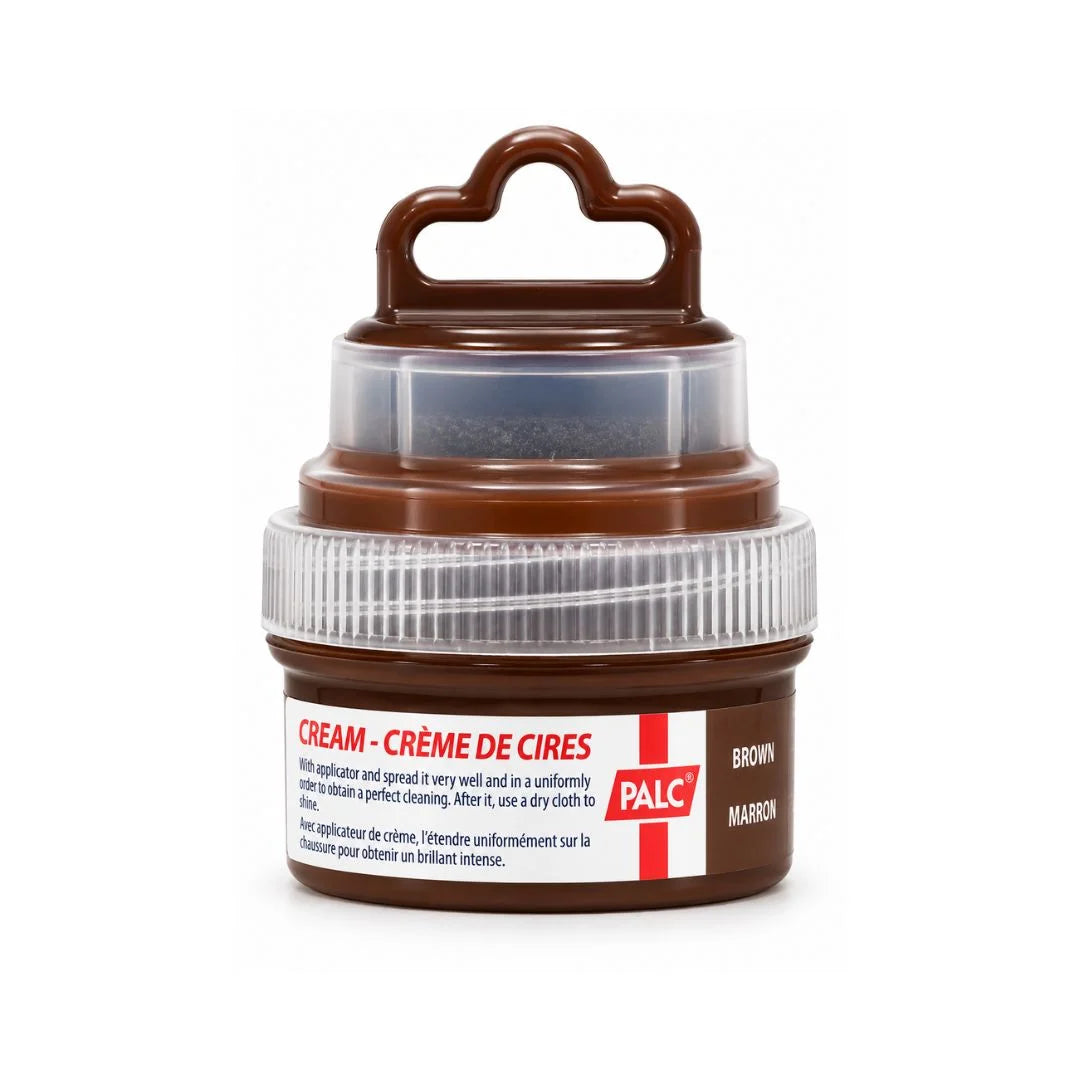PALC Cream Shoe Polish Kit - 75ml / Brown