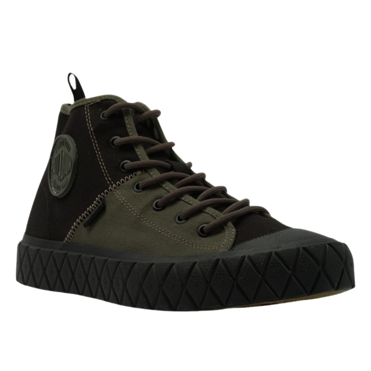 Palladium Palla Ace Mid Supply 78570-077 - Olive-Blac
