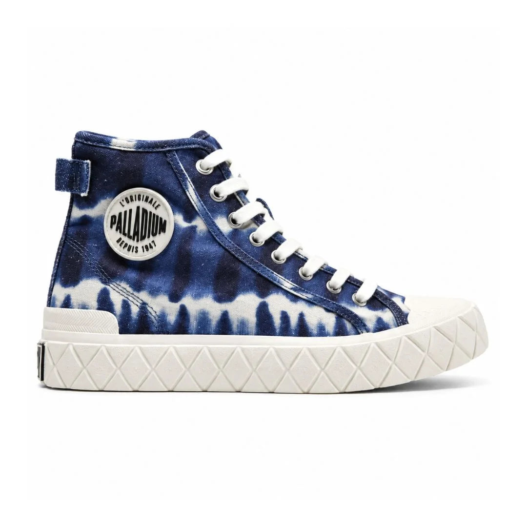 Palladium Palla Ace Mid Tiedye Boots Casual Women 98591-408 - Blue / 36