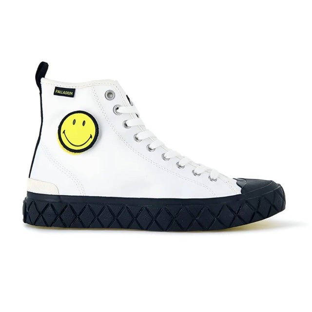 PALLADIUM PALLA ACE SMILEY MID STAR 77177-116 - White / 38