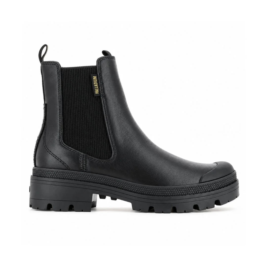 PALLADIUM PALLABASE CHELSEA LEATHER 97970-001 - Black / 36