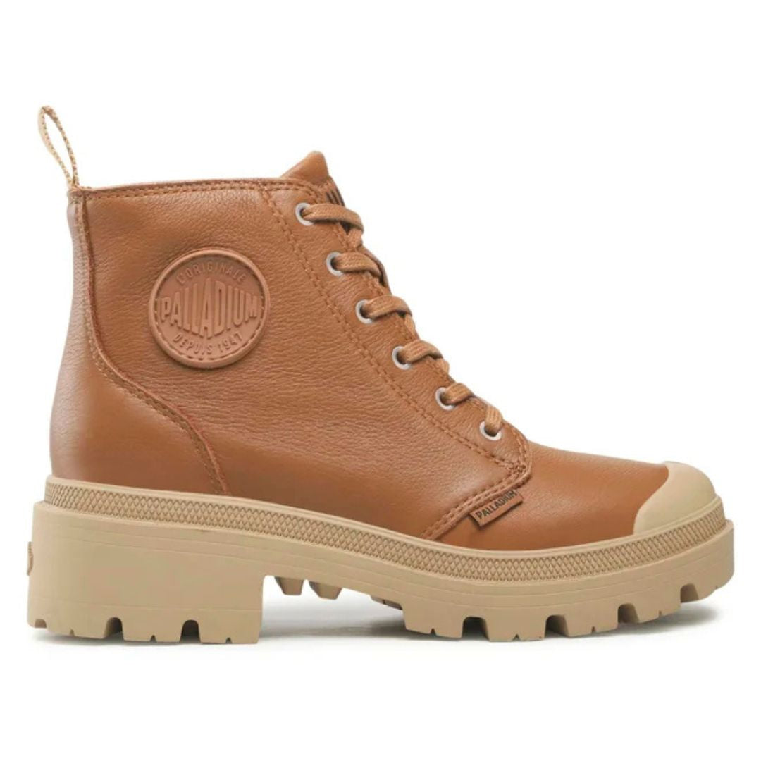 PALLADIUM Pallabase Leather 96905-252 - Tan / 38