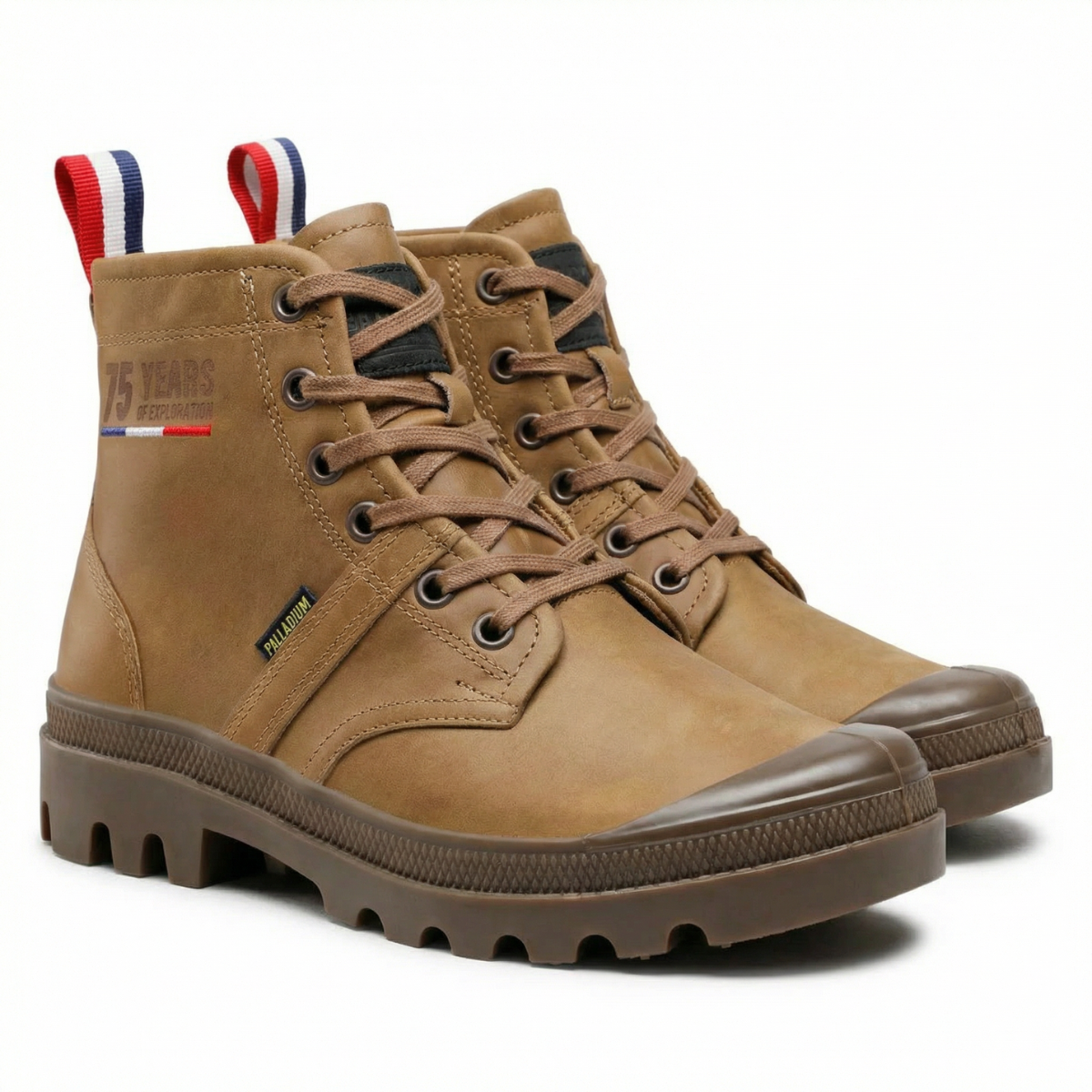 PALLADIUM PALLABROUSSE 75TH LEATHER 77952-230 - Brown / 41