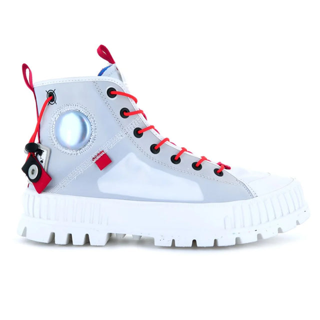 PALLADIUM PALLASHOCK MID TICKET TO EARTH 77354-116 - White / 38