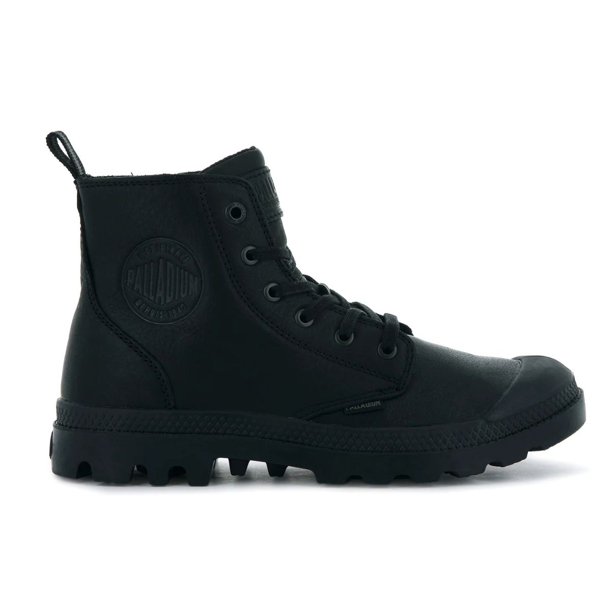 PALLADIUM PAMPA HI ZIP LTH ESS 76888-008 - Black / 44