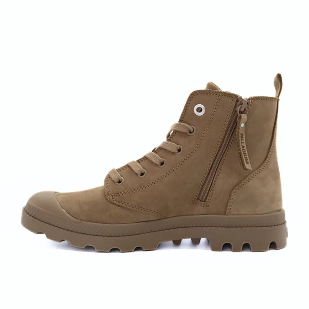 PALLADIUM PAMPA HI ZIP NBK 06440-230 - Tan / 44