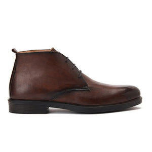PATINA Causal Leather Boots Men 026-05-BRN