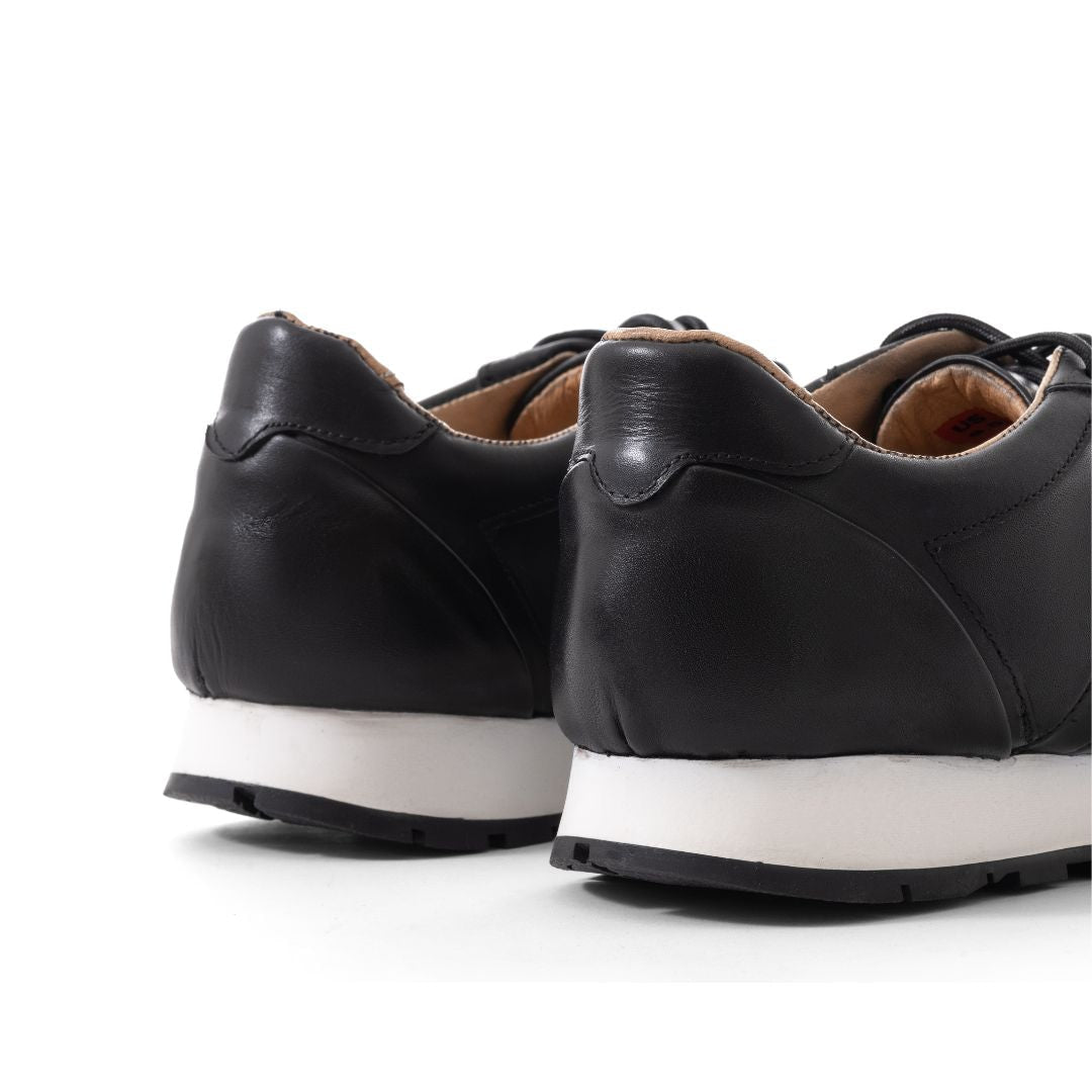 PATINA Causal Leather Shoes Men 900-01-BLK