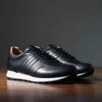 PATINA Causal Leather Shoes Men 900-01-BLK