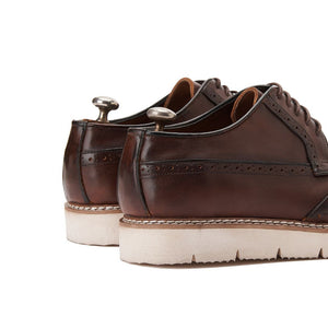 PATINA Causal Oxford Leather Shoes Men 625-02-TAN