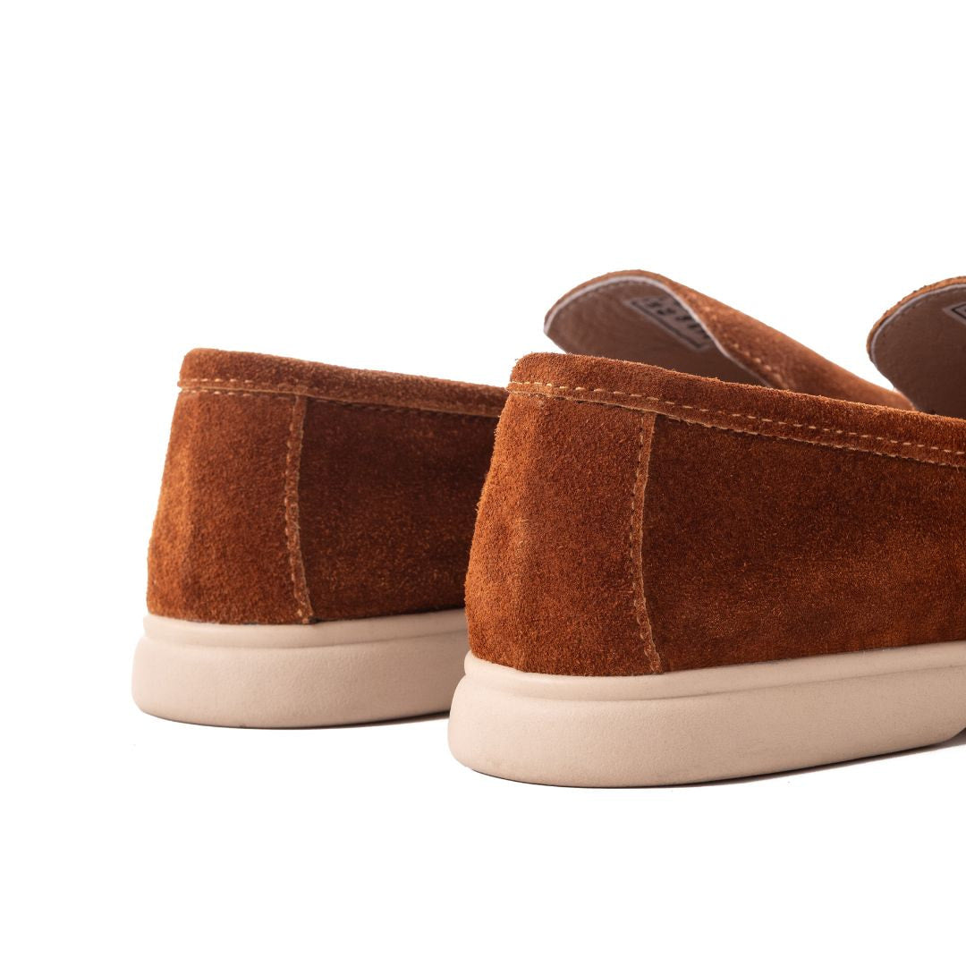 PATINA Causal Suede Loafers Shoes Men 701-TAN