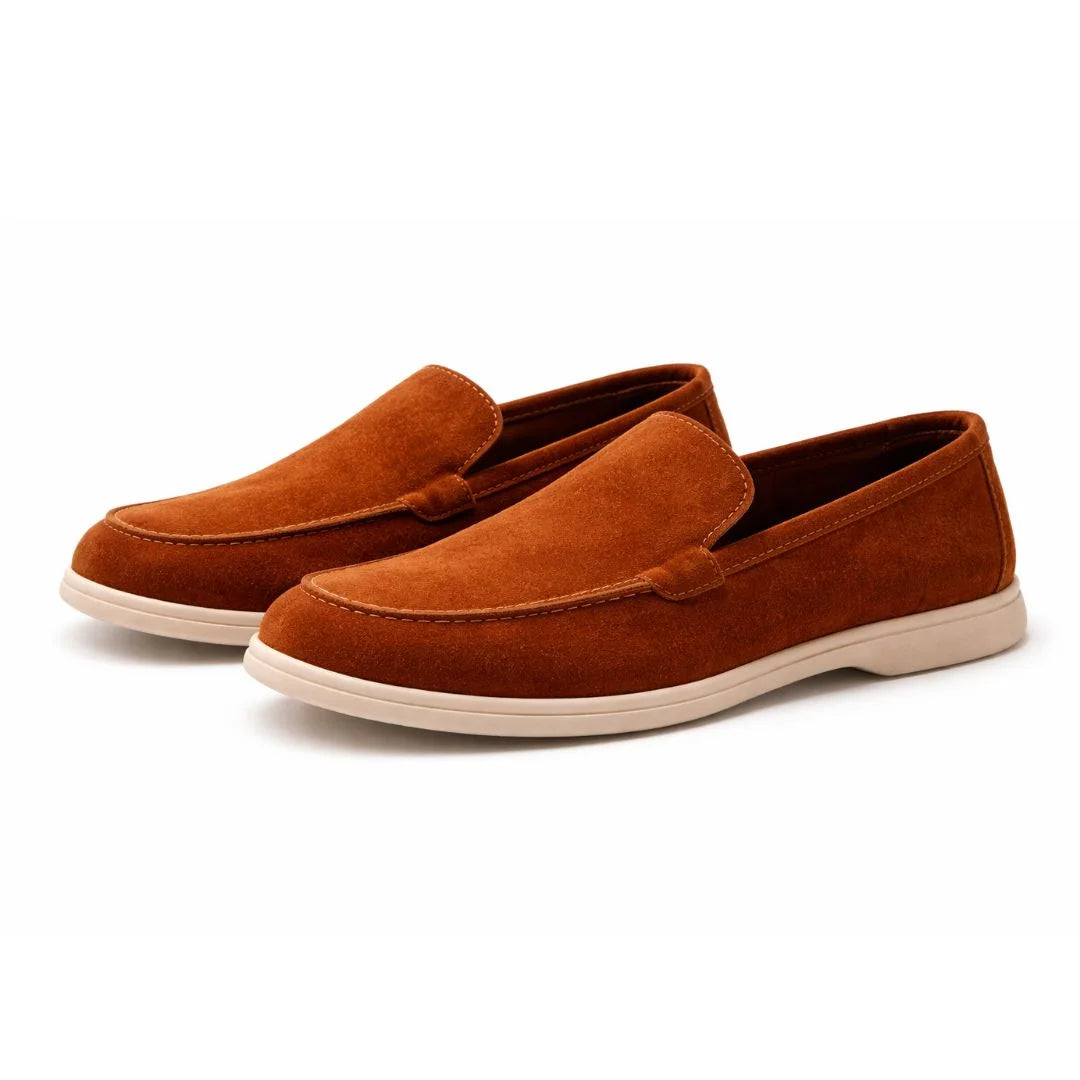 PATINA Causal Suede Loafers Shoes Men 701-TAN