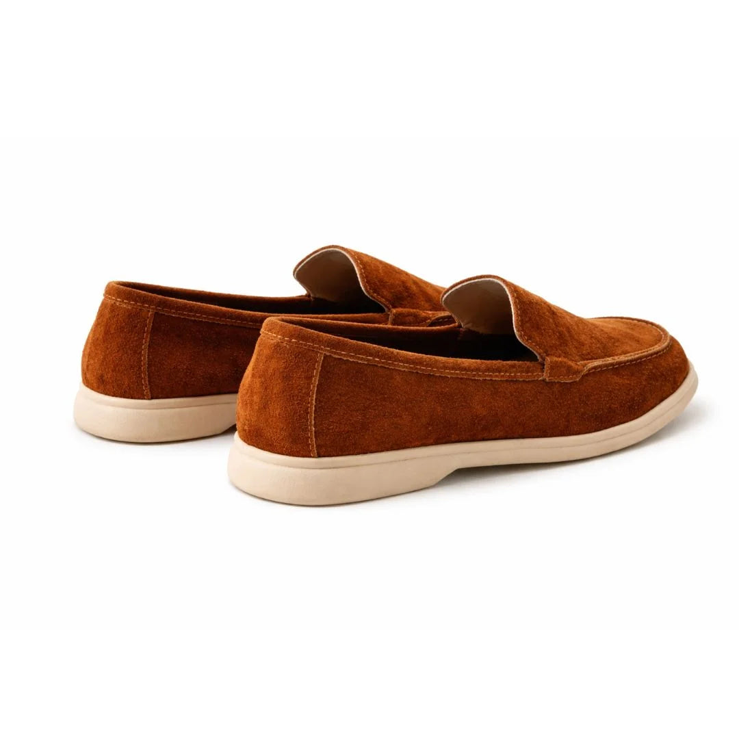 PATINA Causal Suede Loafers Shoes Men 701-TAN