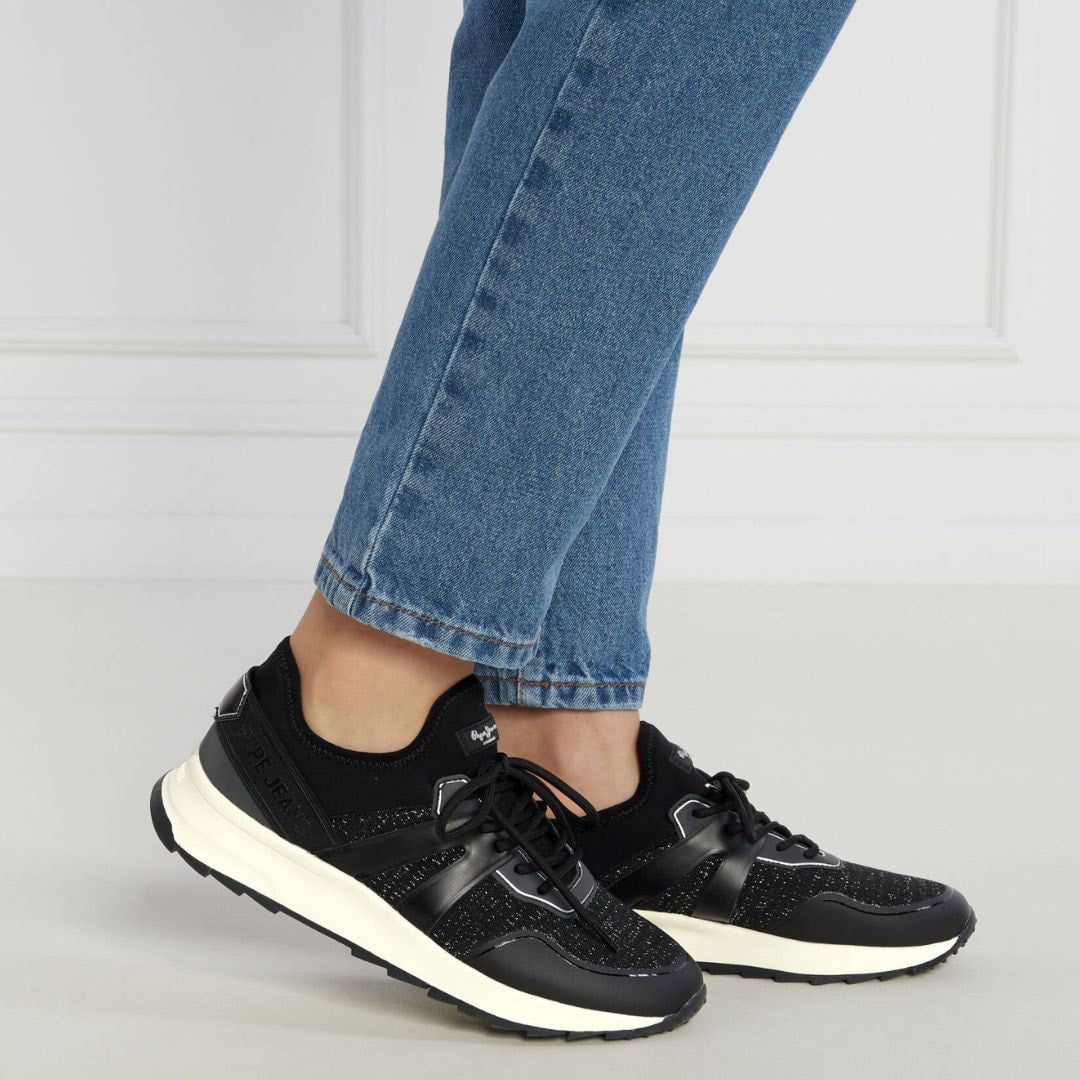 Pepe Jeans Joy Bright w Sneakers Black Silver – JLOOD.COM