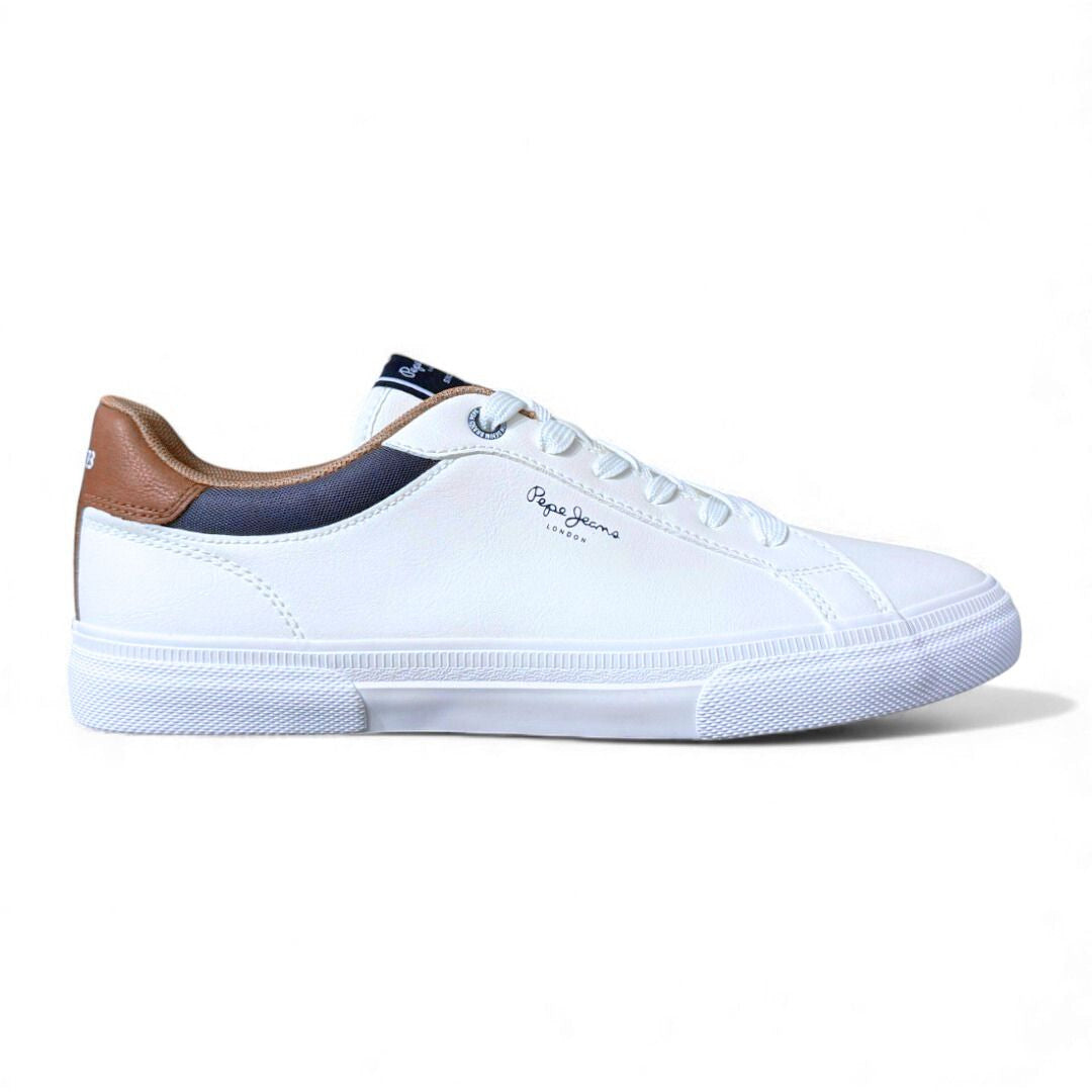 PEPE JEANS Kenton SLK Sneakers Men PMS40050-WHT - White / 40