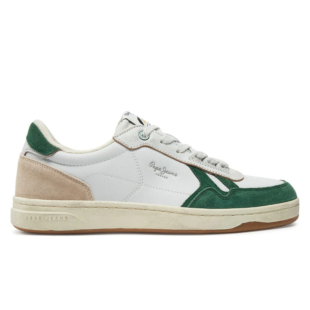 PEPE JEANS Kore Heritage M Sneakers PMS00026-WHTGRN - 46 / White/ Green