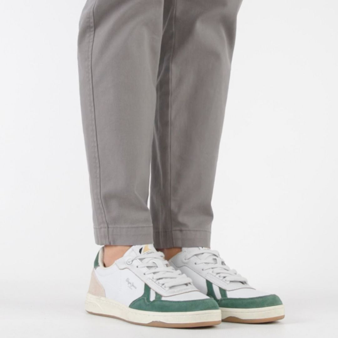 PEPE JEANS Kore Heritage M Sneakers PMS00026-WHTGRN - 46 / White/ Green