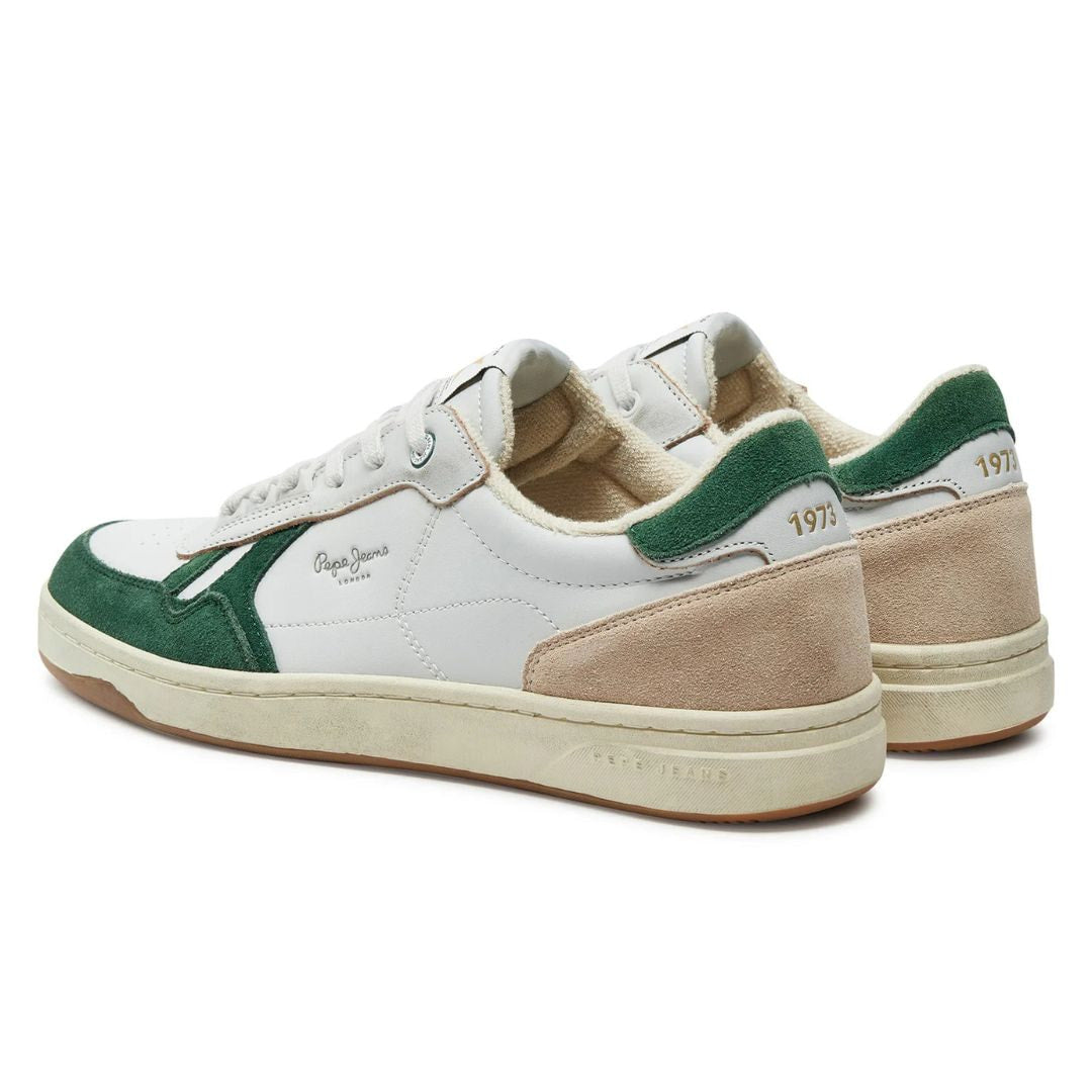 PEPE JEANS Kore Heritage M Sneakers PMS00026-WHTGRN - 46 / White/ Green