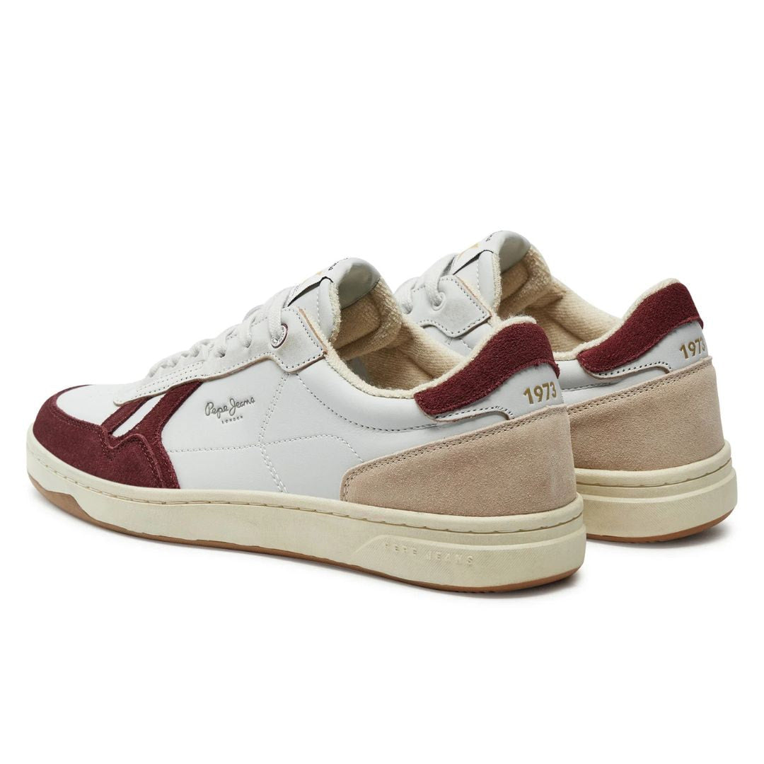 PEPE JEANS Kore Heritage M Sneakers PMS00026-WHTRED - 42 / White/ Red