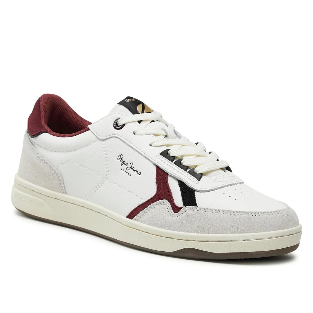 PEPE JEANS Kore Heritage M Sneakers PMS31001-WHTRED - 45 / White/ Red
