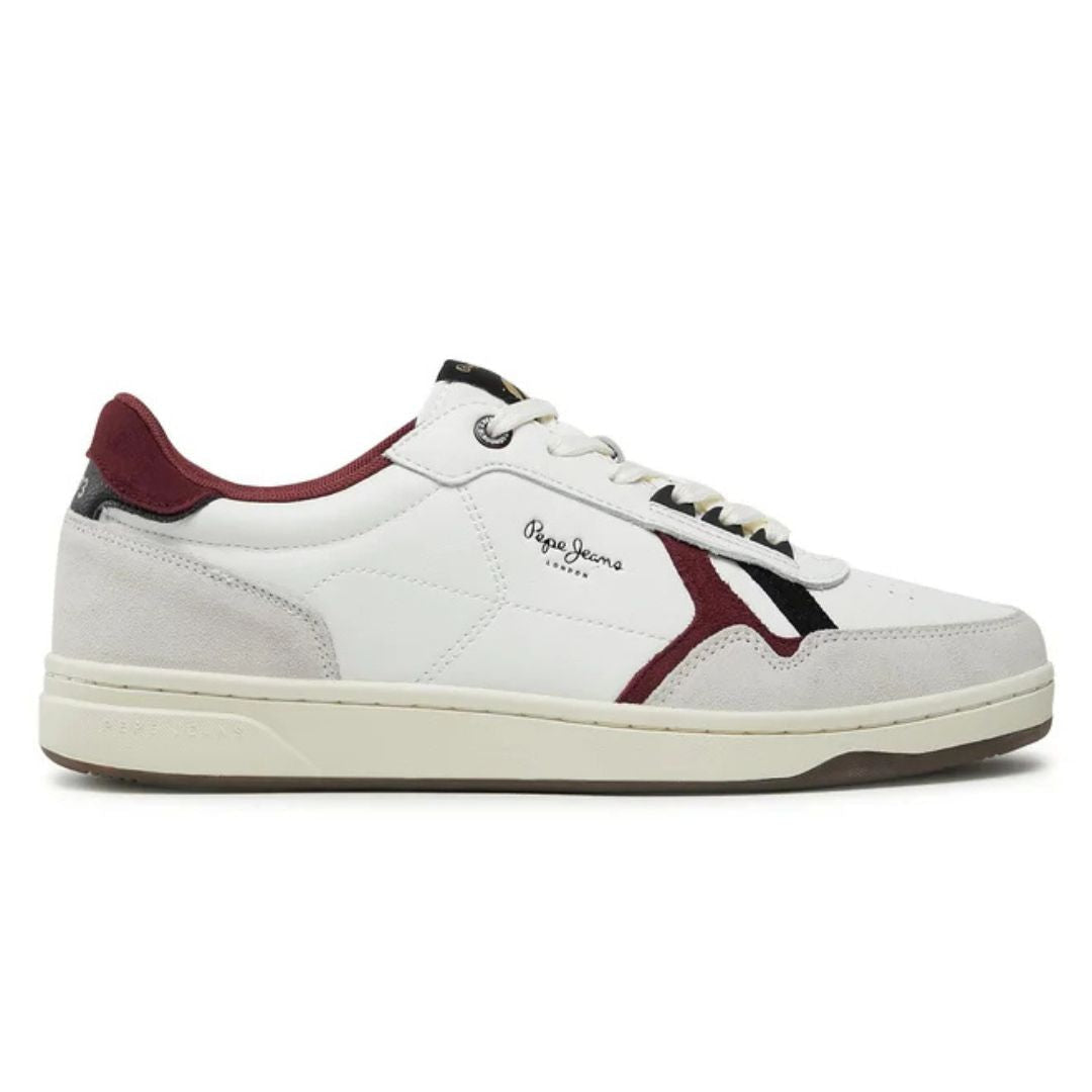 PEPE JEANS Kore Heritage M Sneakers PMS31001-WHTRED - 45 / White/ Red