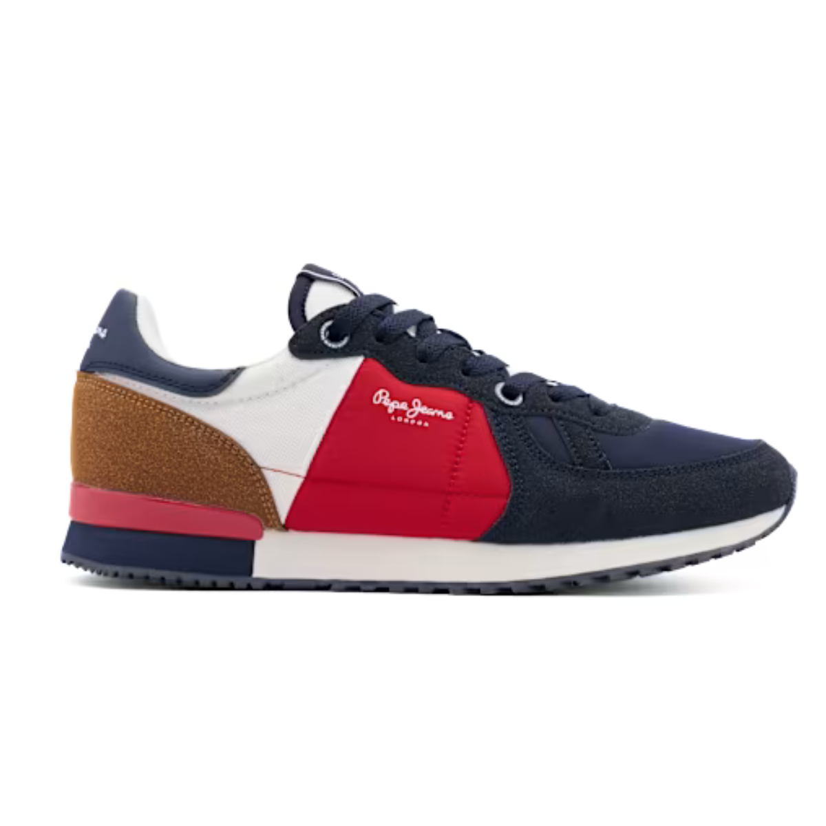 PEPE JEANS Natch One W Sneakers Men PMS31018-NVYRED - Navy / 40