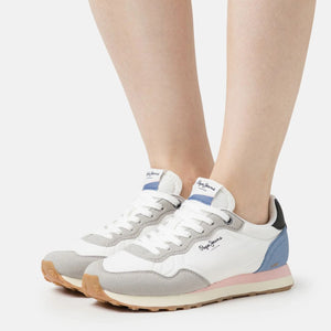 PEPE JEANS Natch One W Sneakers Women PLS31519-WHTBLU