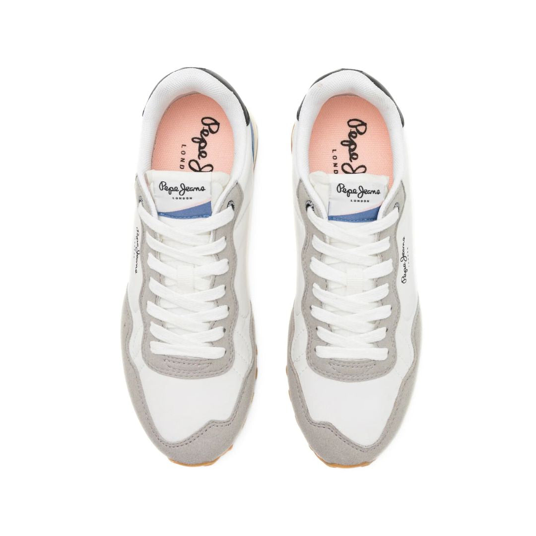 PEPE JEANS Natch One W Sneakers Women PLS31519-WHTBLU