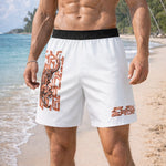 PLEIN SPORT Logo Print Drawstring Swim Shorts Men PL0012 - WHT