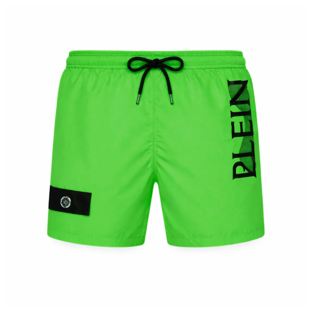 PLEIN SPORT Logo Print Drawstring Swim Shorts Men PL0013 - GRN - Green / S