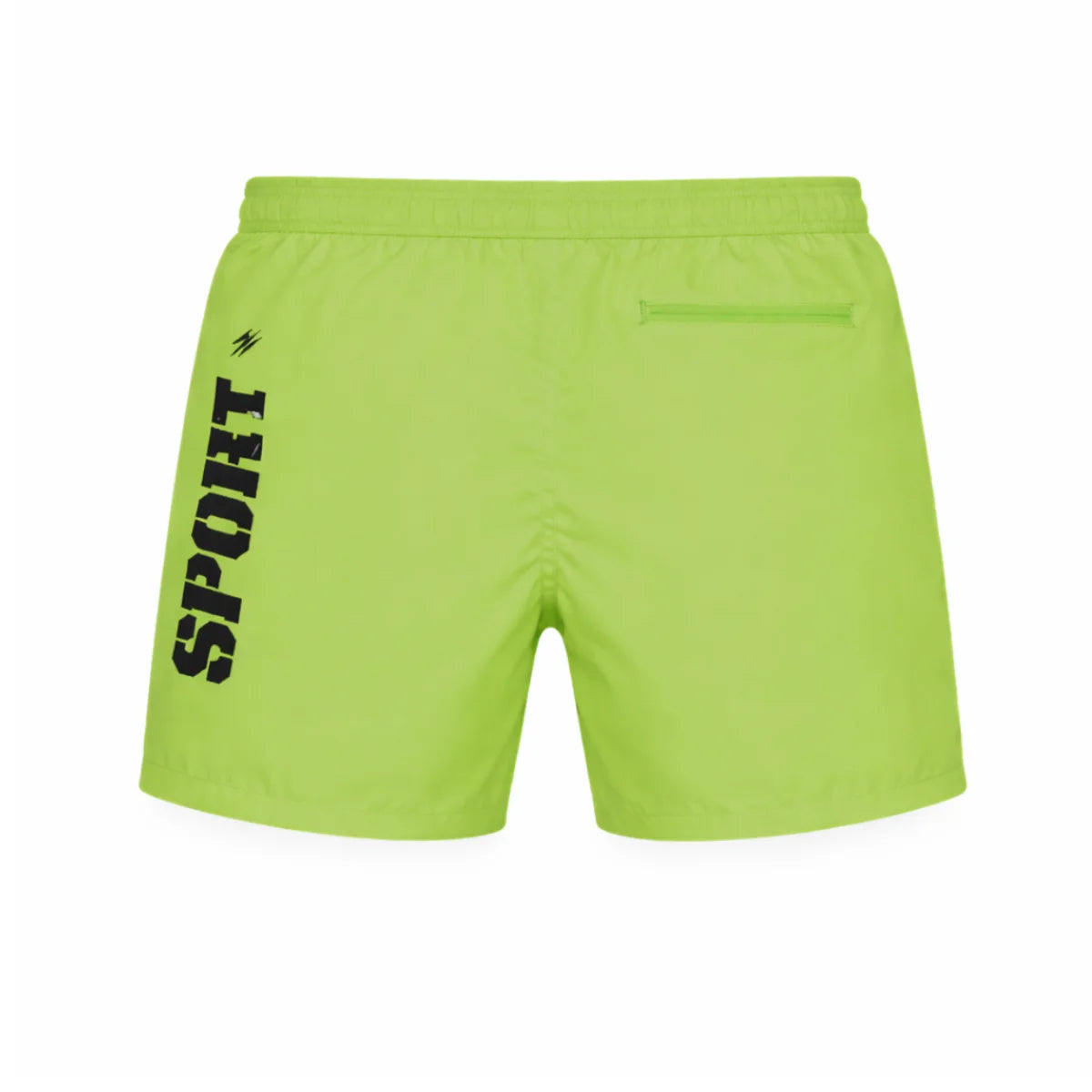 PLEIN SPORT Logo Print Drawstring Swim Shorts Men PL0014 - LMN