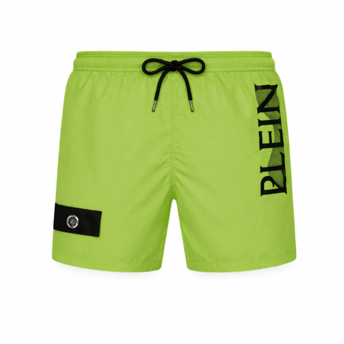 PLEIN SPORT Logo Print Drawstring Swim Shorts Men PL0014 - LMN - Lemon / S