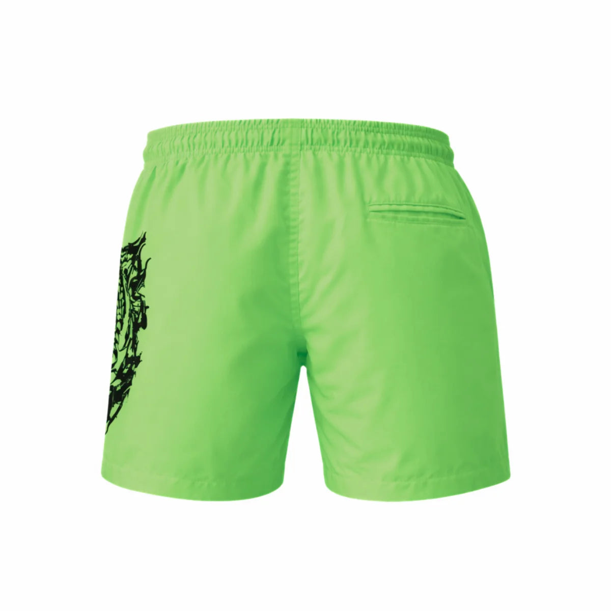 PLEIN SPORT Logo Print Drawstring Swim Shorts Men PL0016 - GRN
