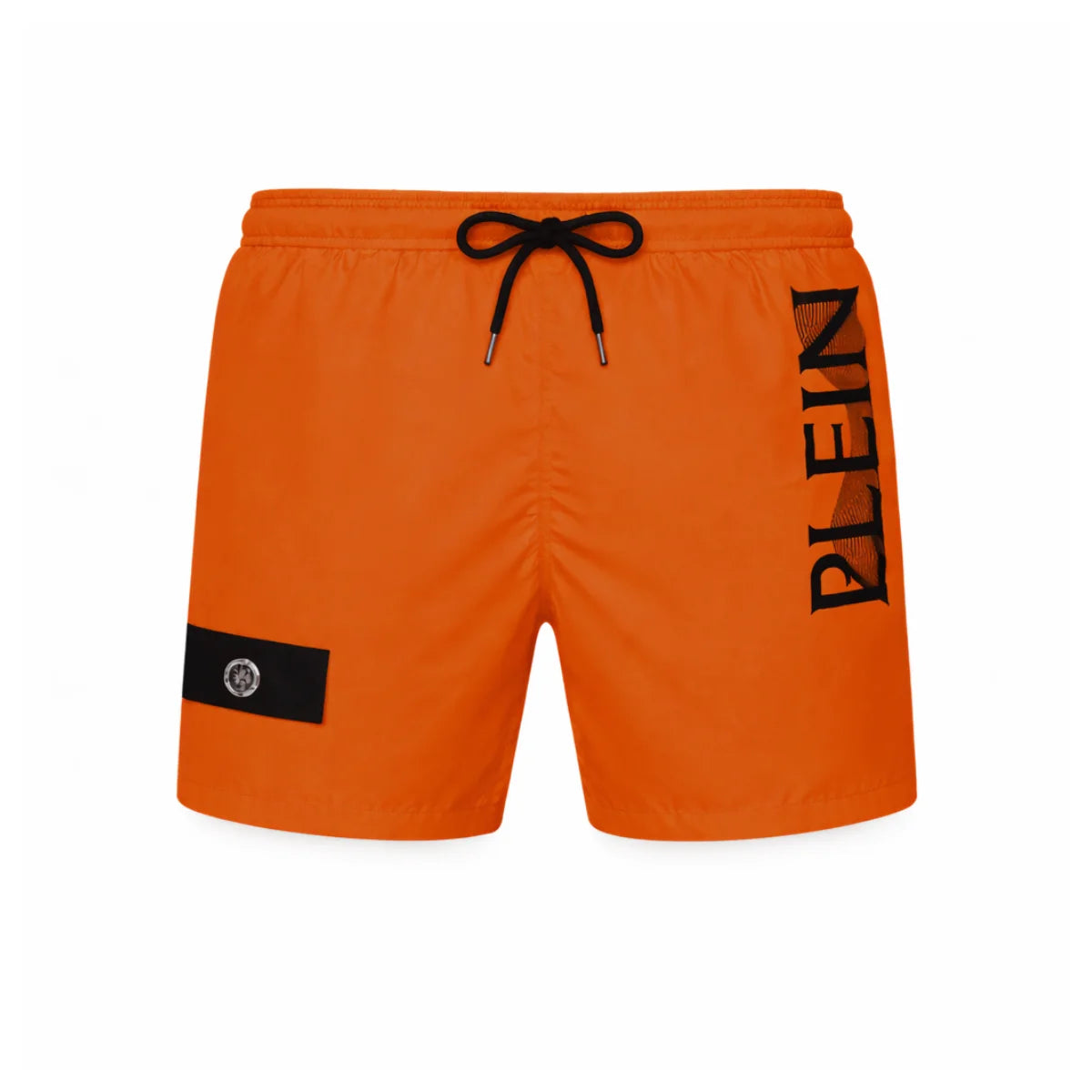 PLEIN SPORT Logo Print Drawstring Swim Shorts Men PL0017 - ORG - Orange / S