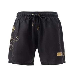 PLEIN SPORT Logo Print Drawstring Swim Shorts Men PS25025-BLK - S / Black