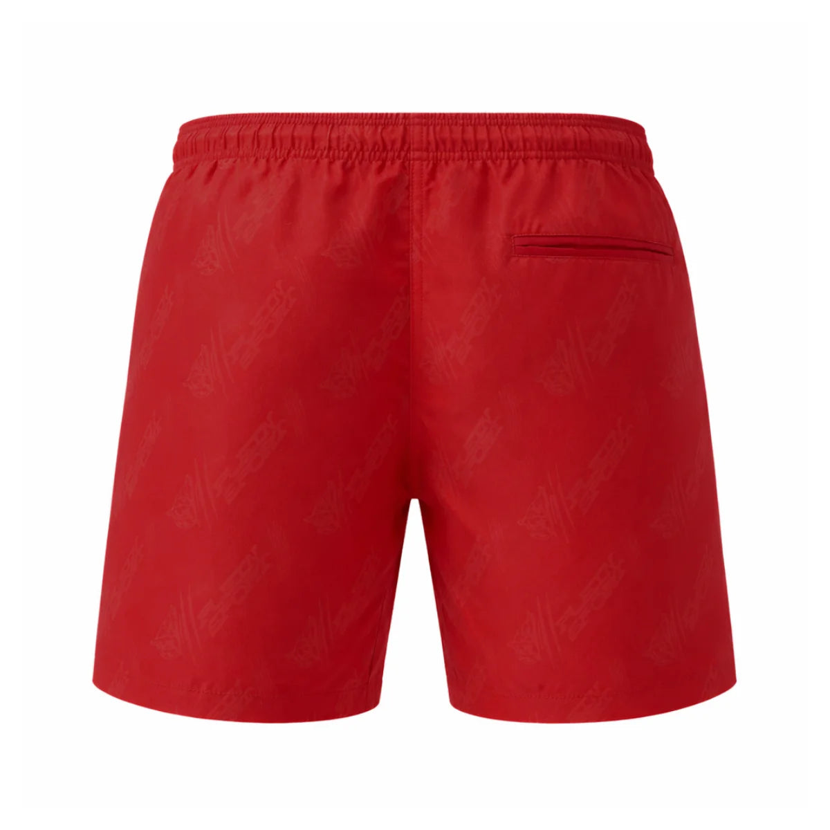PLEIN SPORT Logo Print Drawstring Swim Shorts Men PS25026-RED