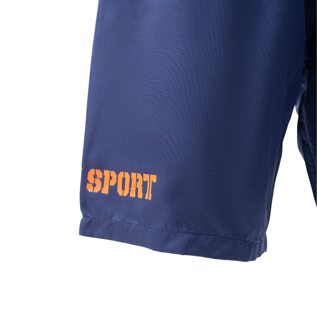 PLEIN SPORT Logo Print Drawstring Swim Shorts Men PS25027-BLU