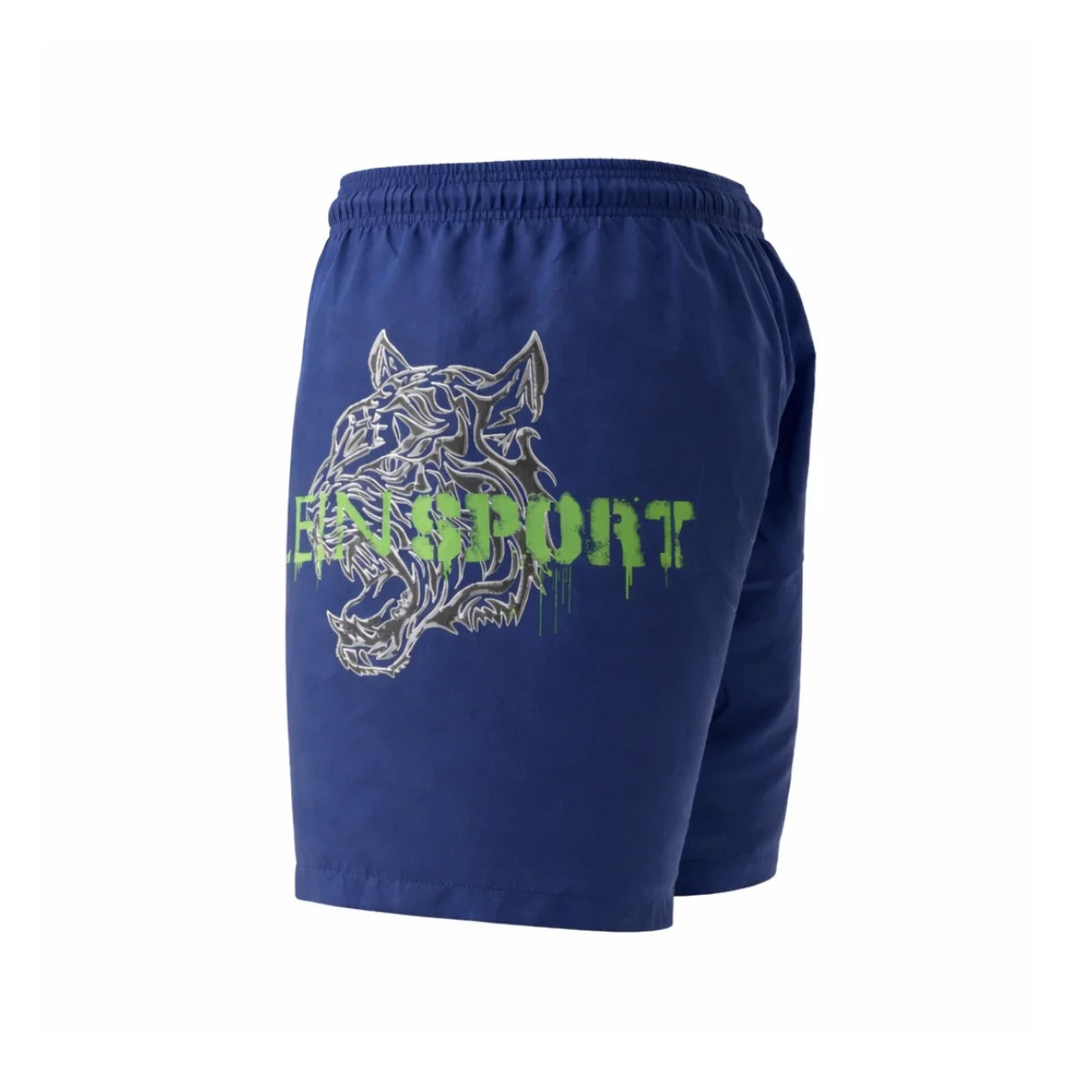 PLEIN SPORT Logo Print Drawstring Swim Shorts Men PS25030-BLU