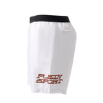 PLEIN SPORT Logo Print Drawstring Swim Shorts Men PS25035-WHT