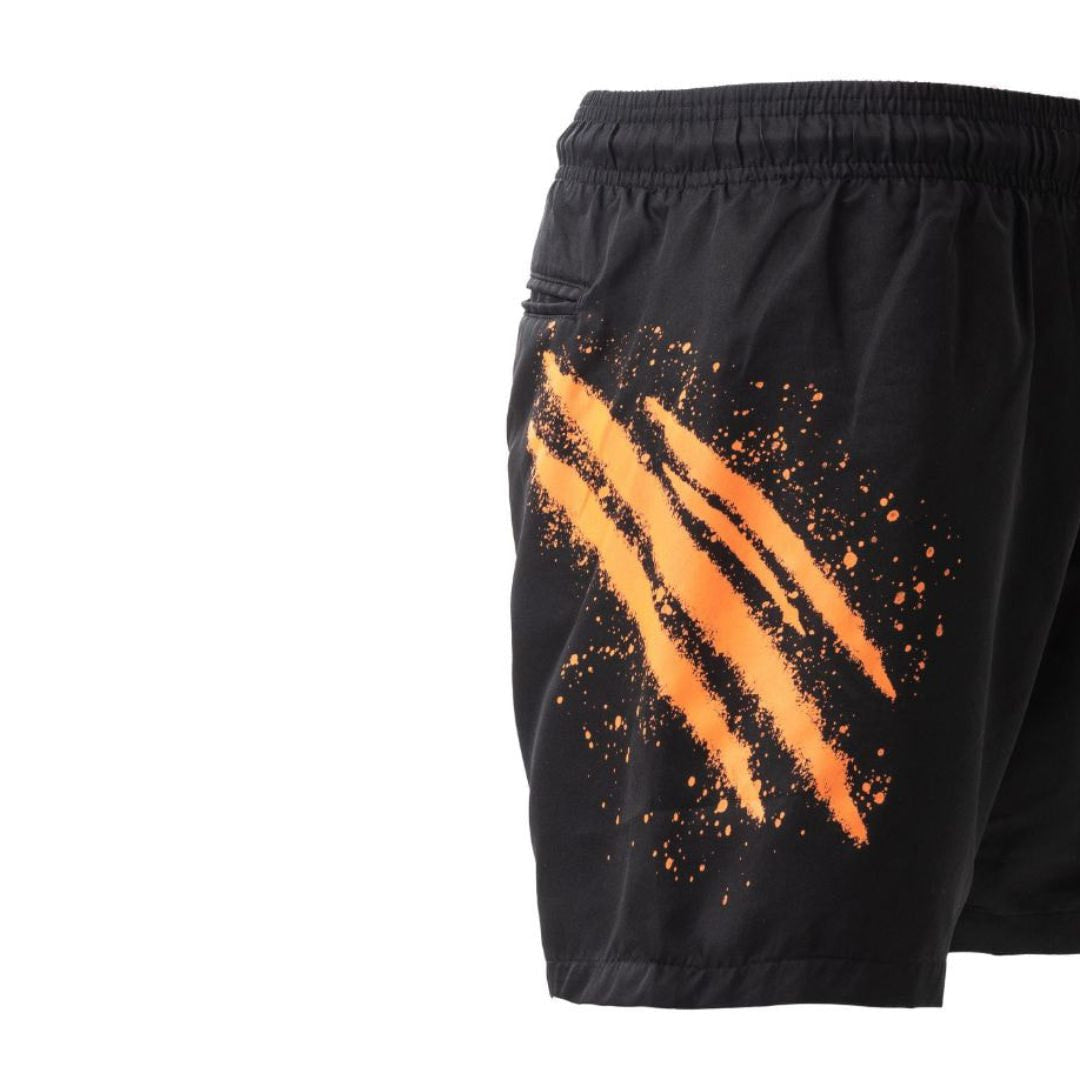 PLEIN SPORT Logo Print Drawstring Swim Shorts Men PS25040-BLK