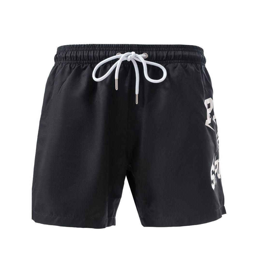 PLEIN SPORT Logo Print Drawstring Swim Shorts Men PS25041-BLK - S / Black